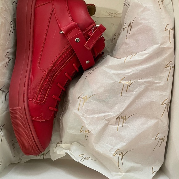 Authentic Red Giuseppe Zanotti (Size 12) - Picture 2 of 3